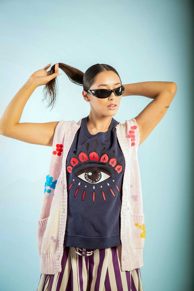 KENZO UPCYCLED PULLOVER