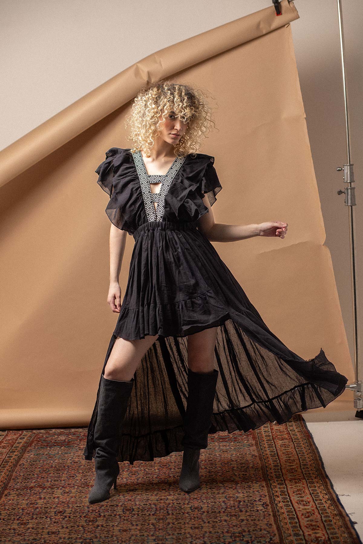 Ruffled Annia Dress