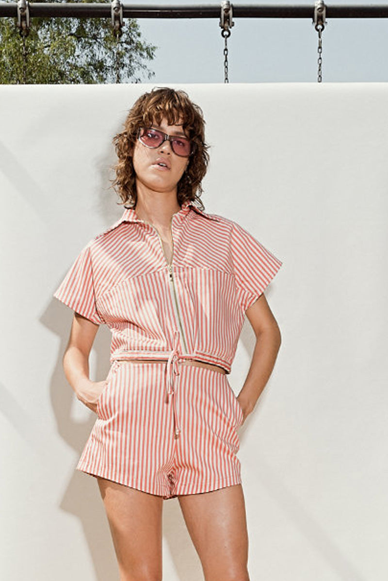 ZIP FRONT POLO
