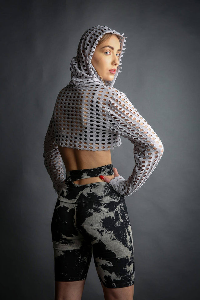 ASYMMETRIC BIKER SHORT - NAKED BOUTIQUE