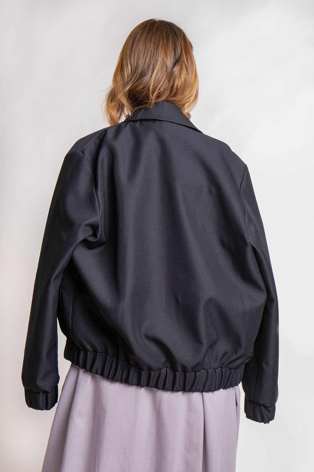 BOMBER JACKET CON BOLSILLOS - NAKED BOUTIQUE