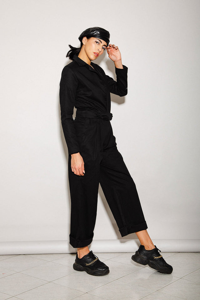 DEEP V JUMPSUIT - NAKED BOUTIQUE