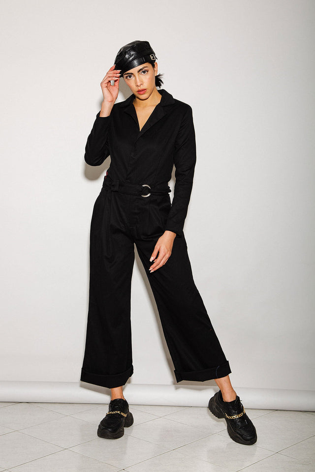 DEEP V JUMPSUIT - NAKED BOUTIQUE