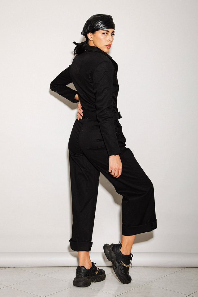 DEEP V JUMPSUIT - NAKED BOUTIQUE