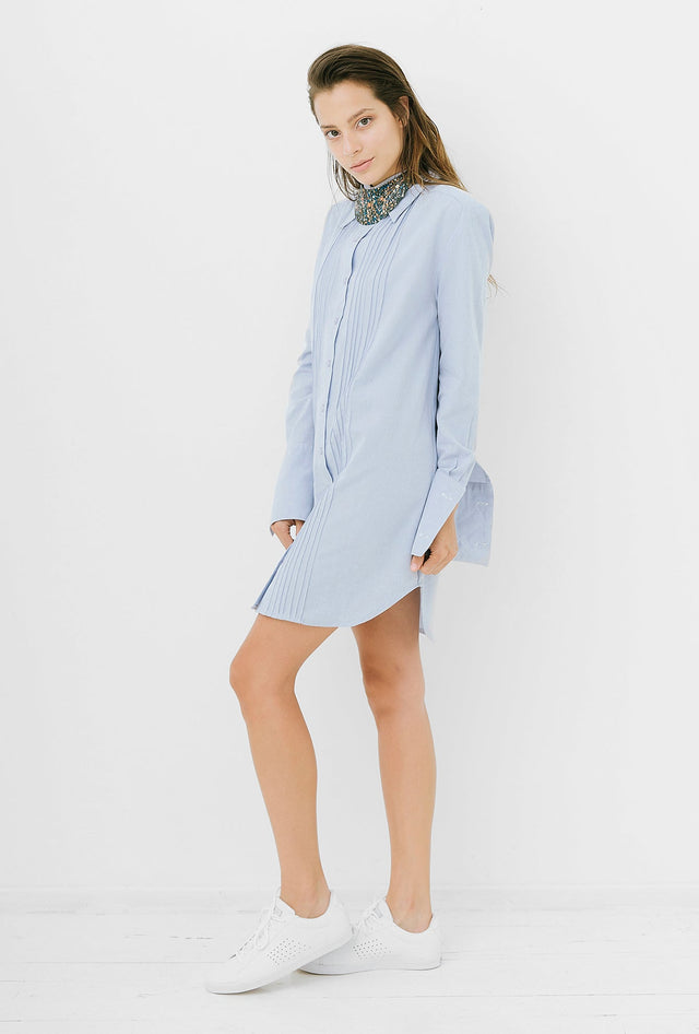 MINI VESTIDO GUAYABERA - NAKED BOUTIQUE