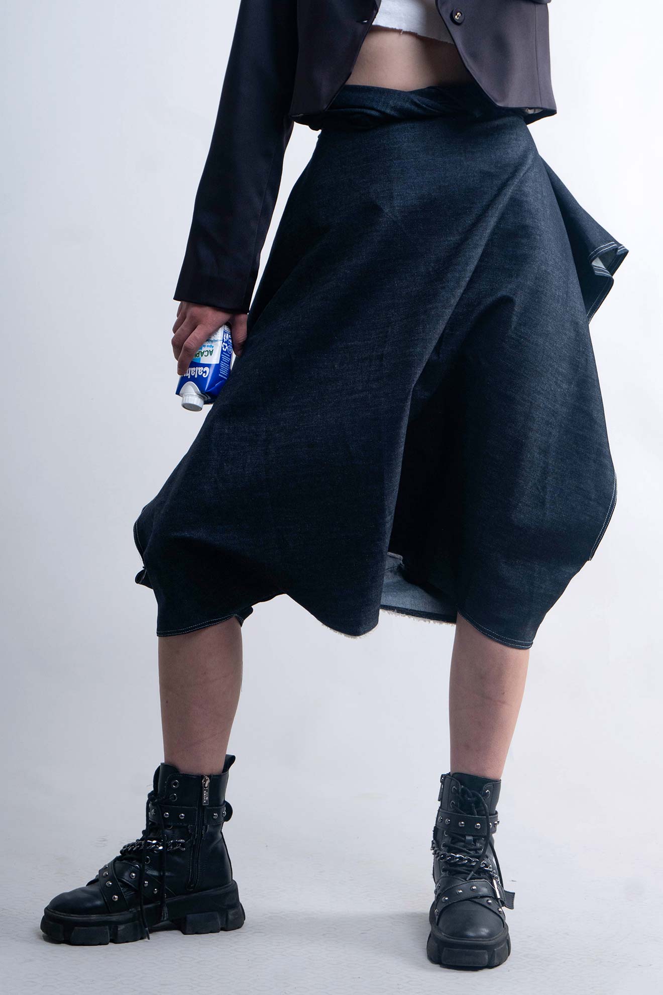 PANTALON ORIGAMI MEZCLILLA CRUDA - NAKED BOUTIQUE