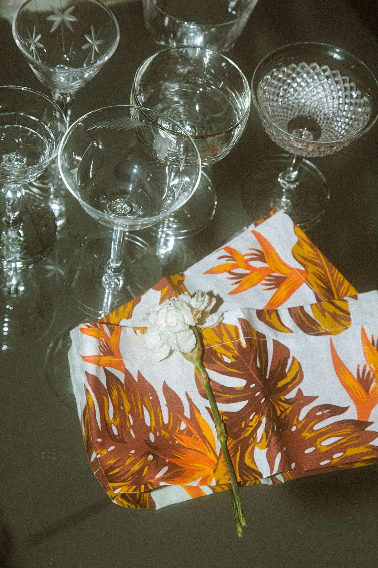 SERVILLETAS: AUTUMN LEAVES ( SET DE 4) UNITALLA NARANJA