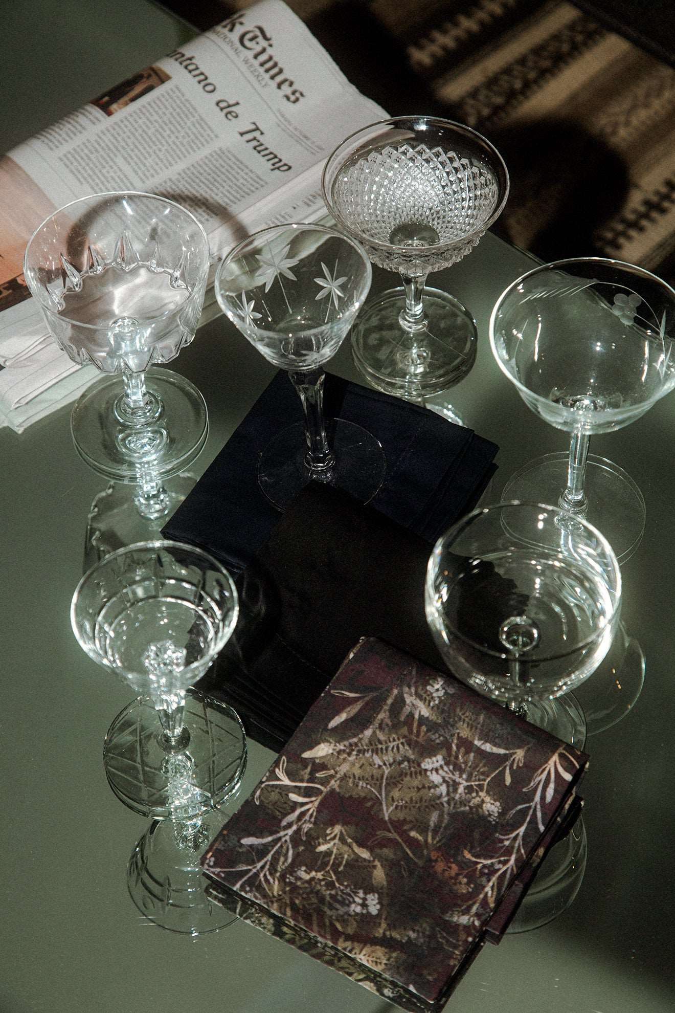 ECLECTIC SET OF ANTIQUE GLASSES II