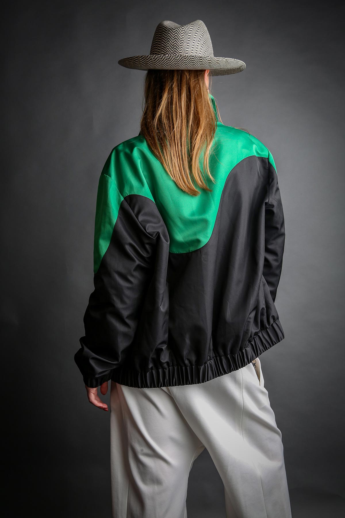 TWO-TONE BOMBER JACKET