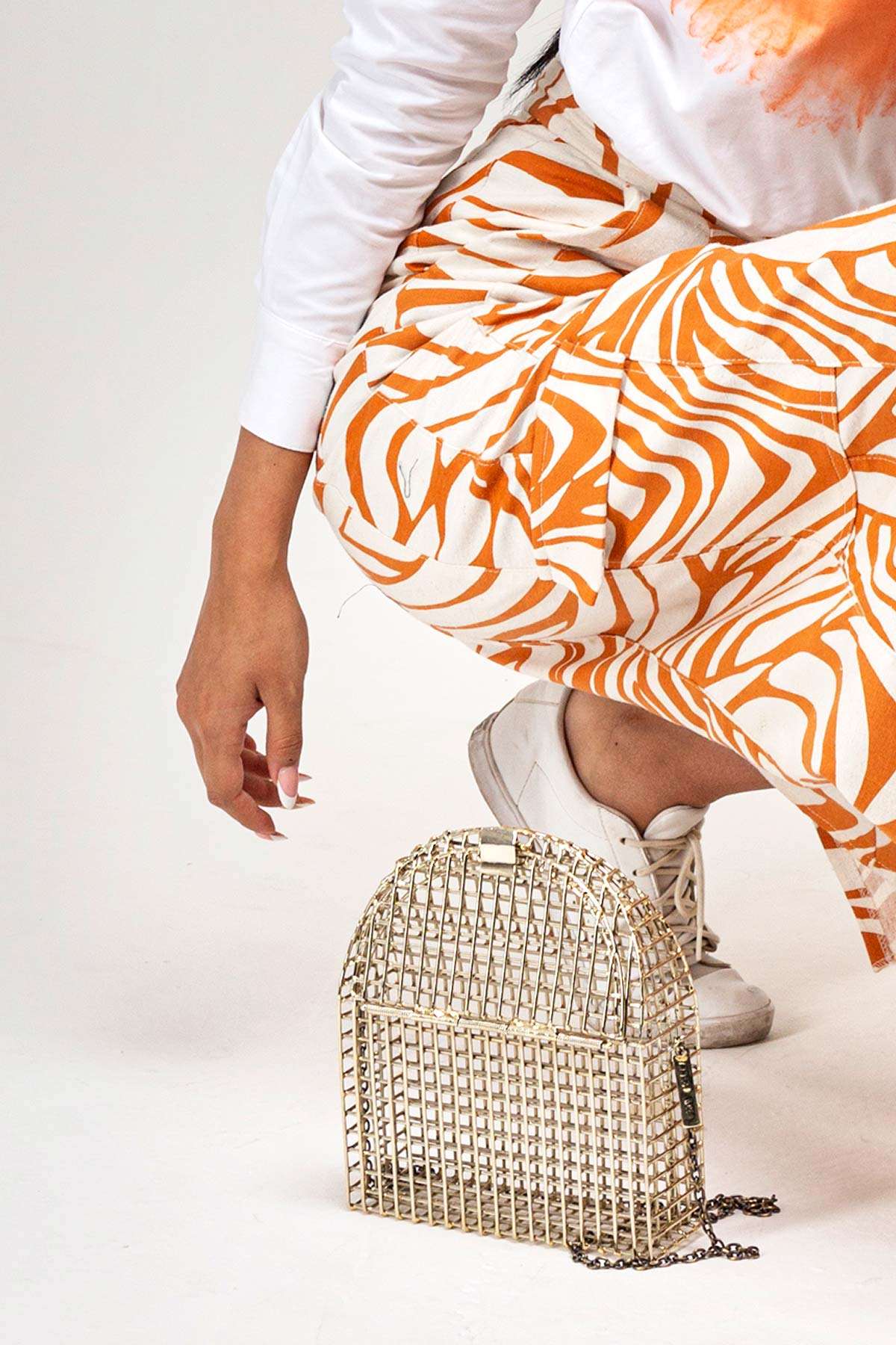 BIRDCAGE PURSE UNITALLA ALPACA