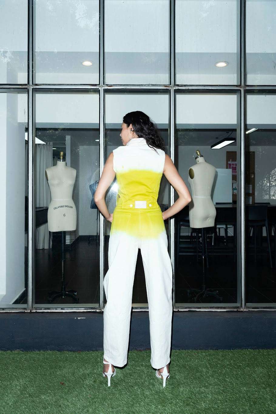 Conjunto Trucker Teñido Pantalon y Chaleco