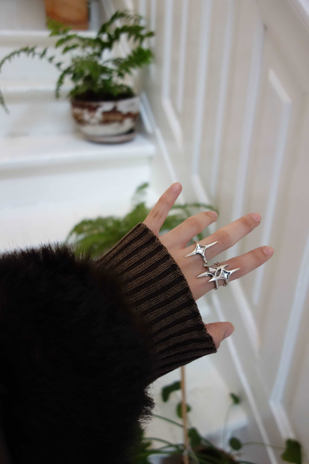 Anillo Doble Estrella