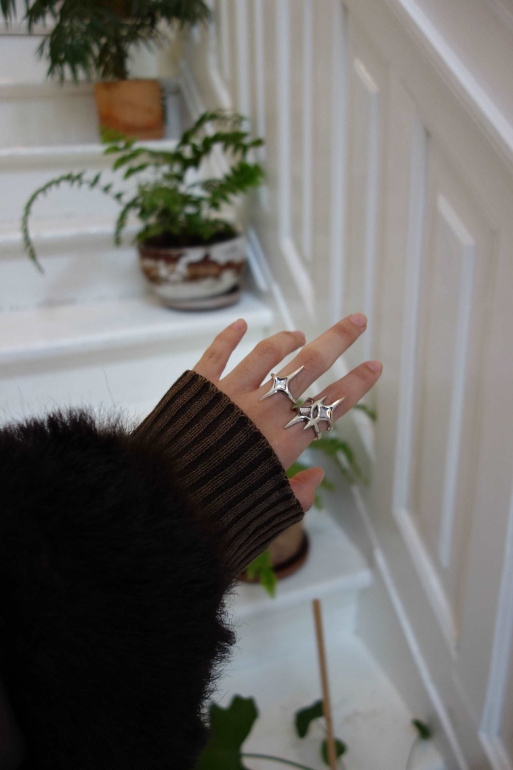 Anillo Doble Estrella