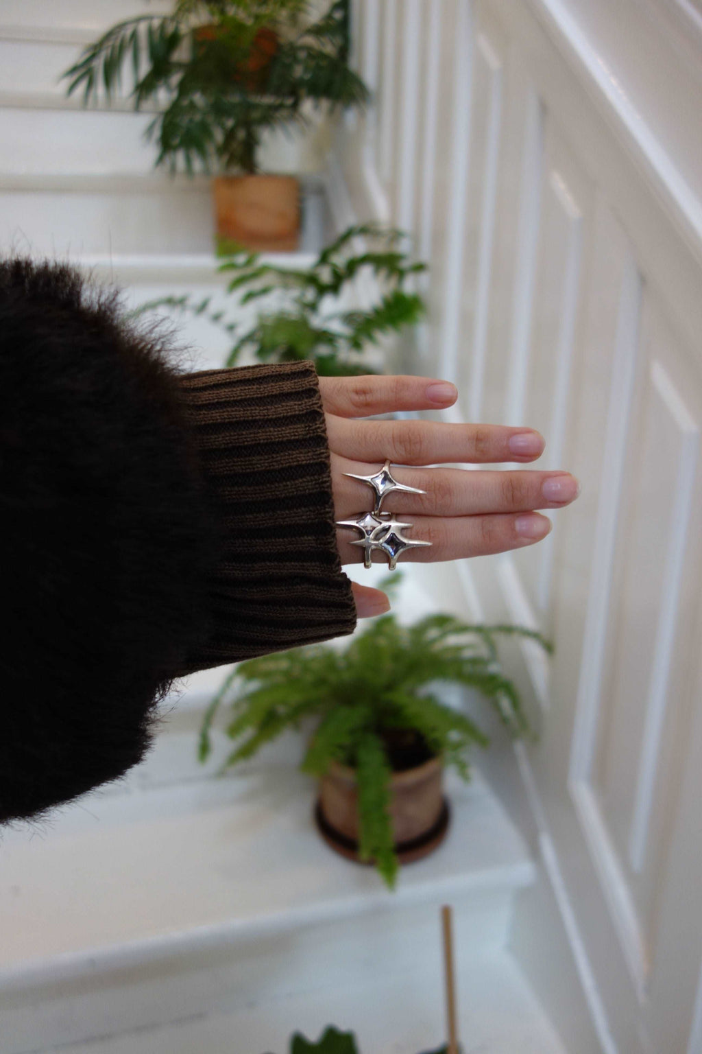 Anillo Doble Estrella