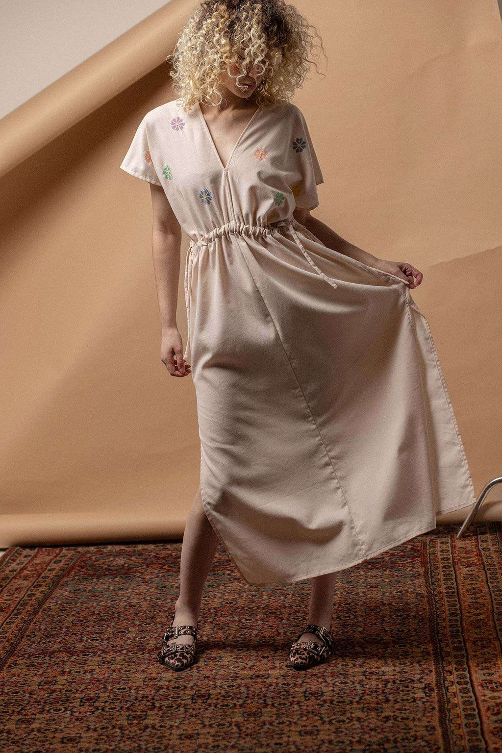 VESTIDO IXCHEL BORDADO