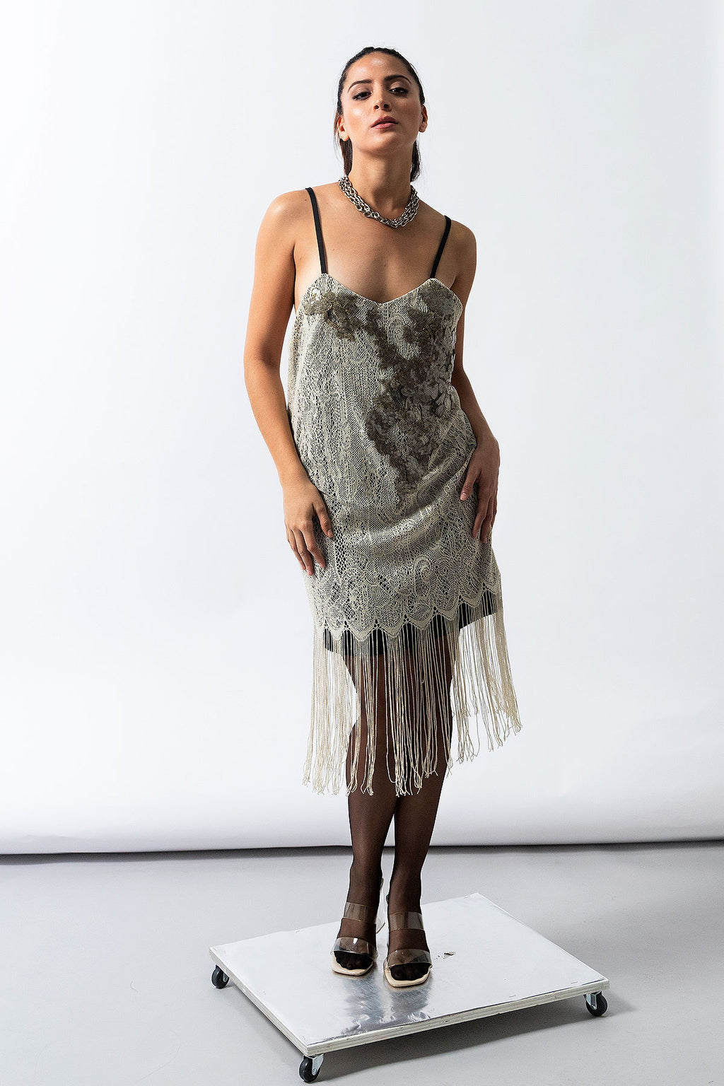 VESTIDO FRINGE