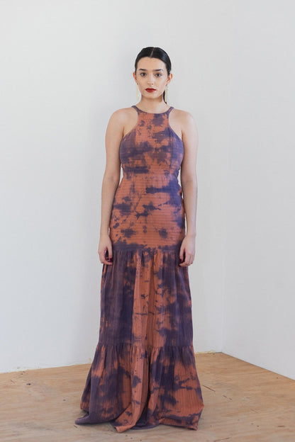 TIE DYE MANTALINO DRESS