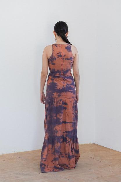 TIE DYE MANTALINO DRESS