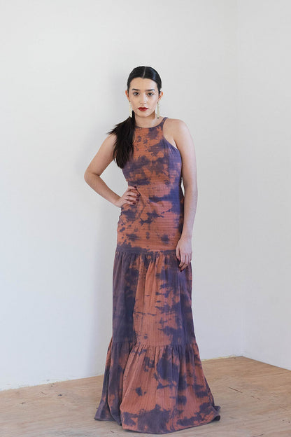 TIE DYE MANTALINO DRESS