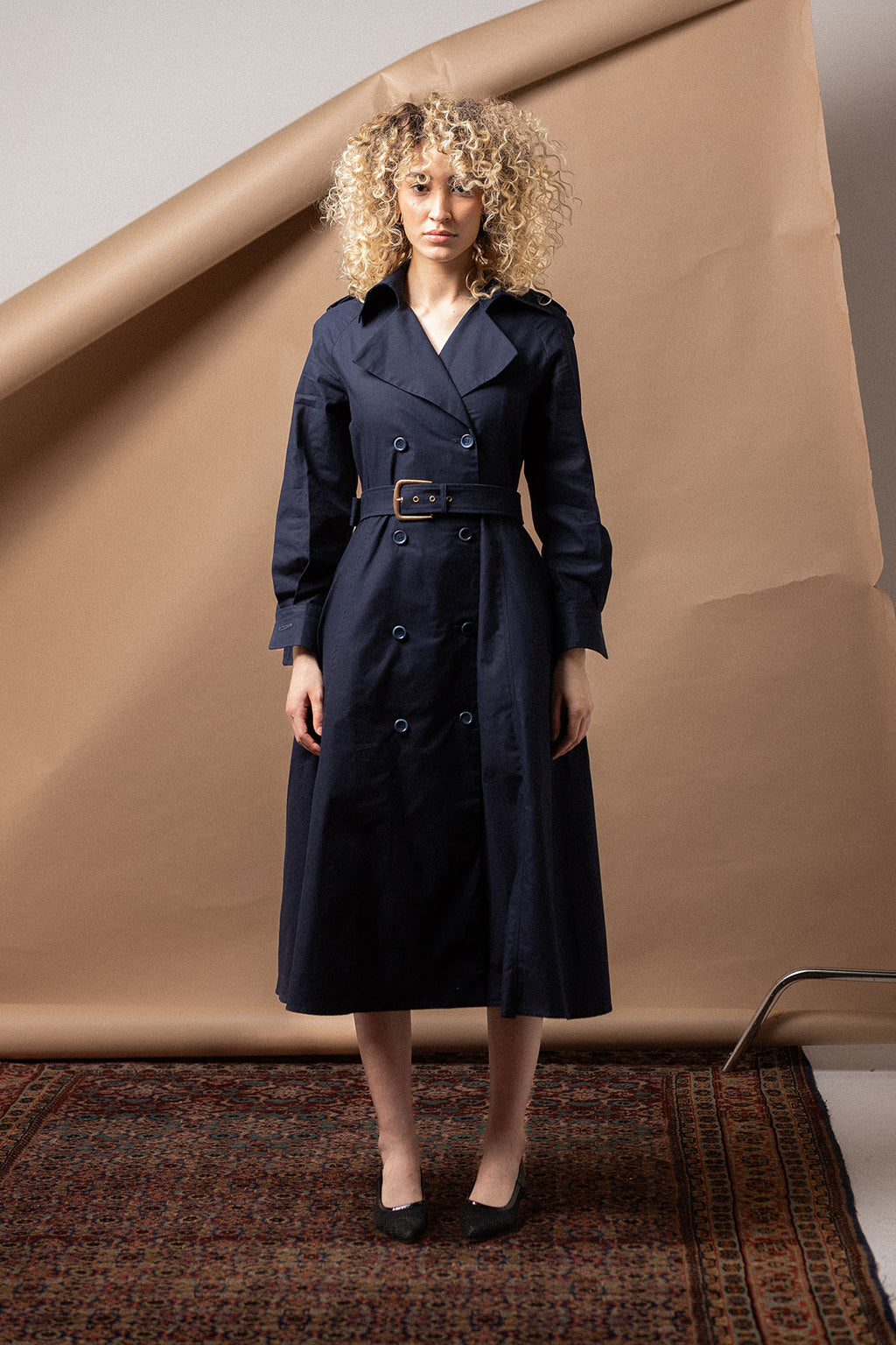 SILVIE LIGHT TRENCH DRESS