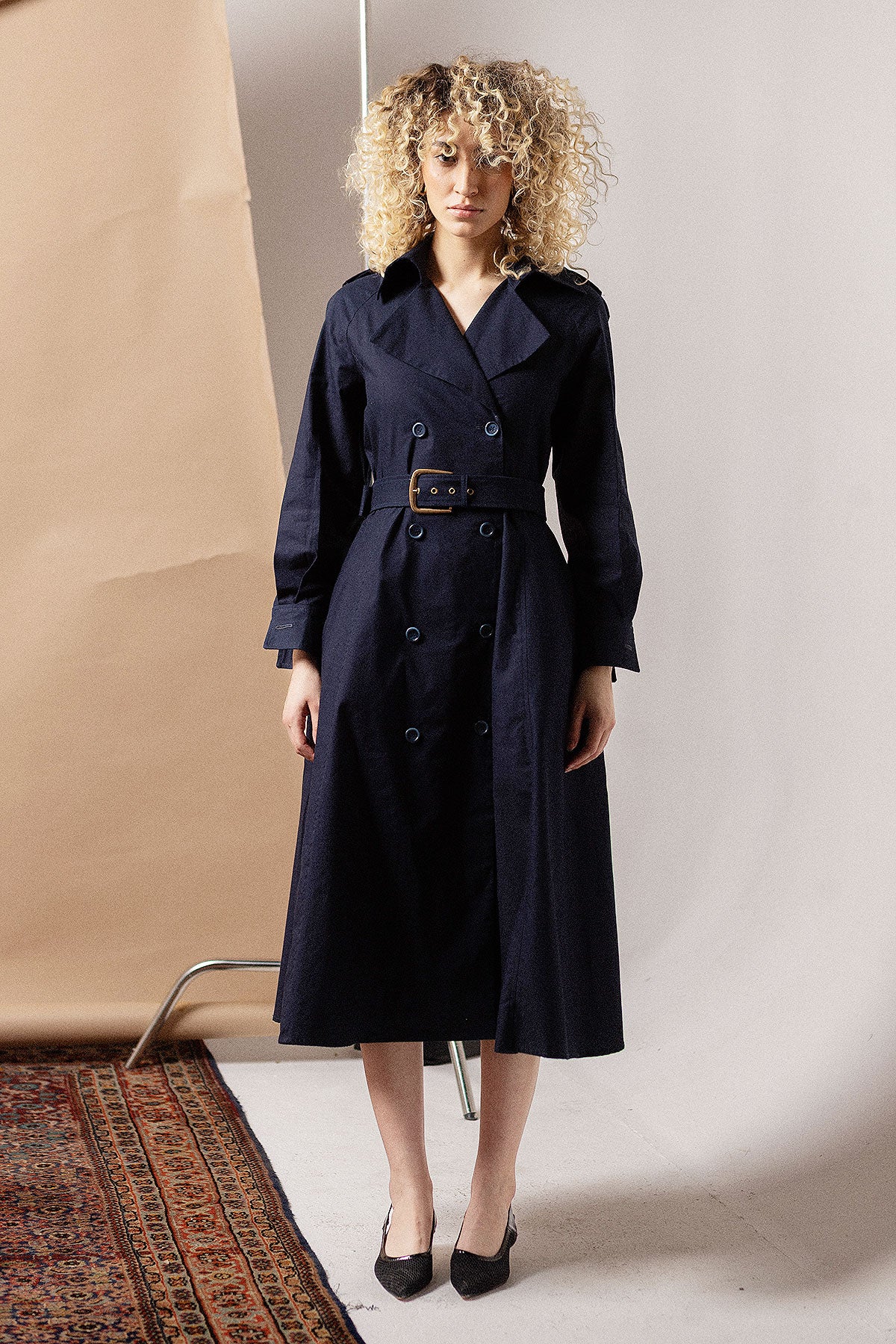 SILVIE LIGHT TRENCH DRESS