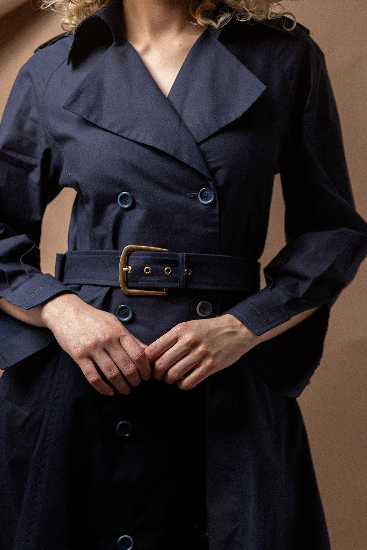 SILVIE LIGHT TRENCH DRESS