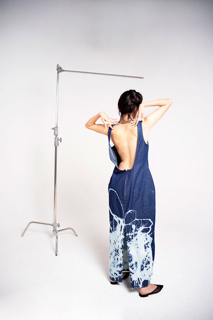 SPLASH BACKLESS DRESS