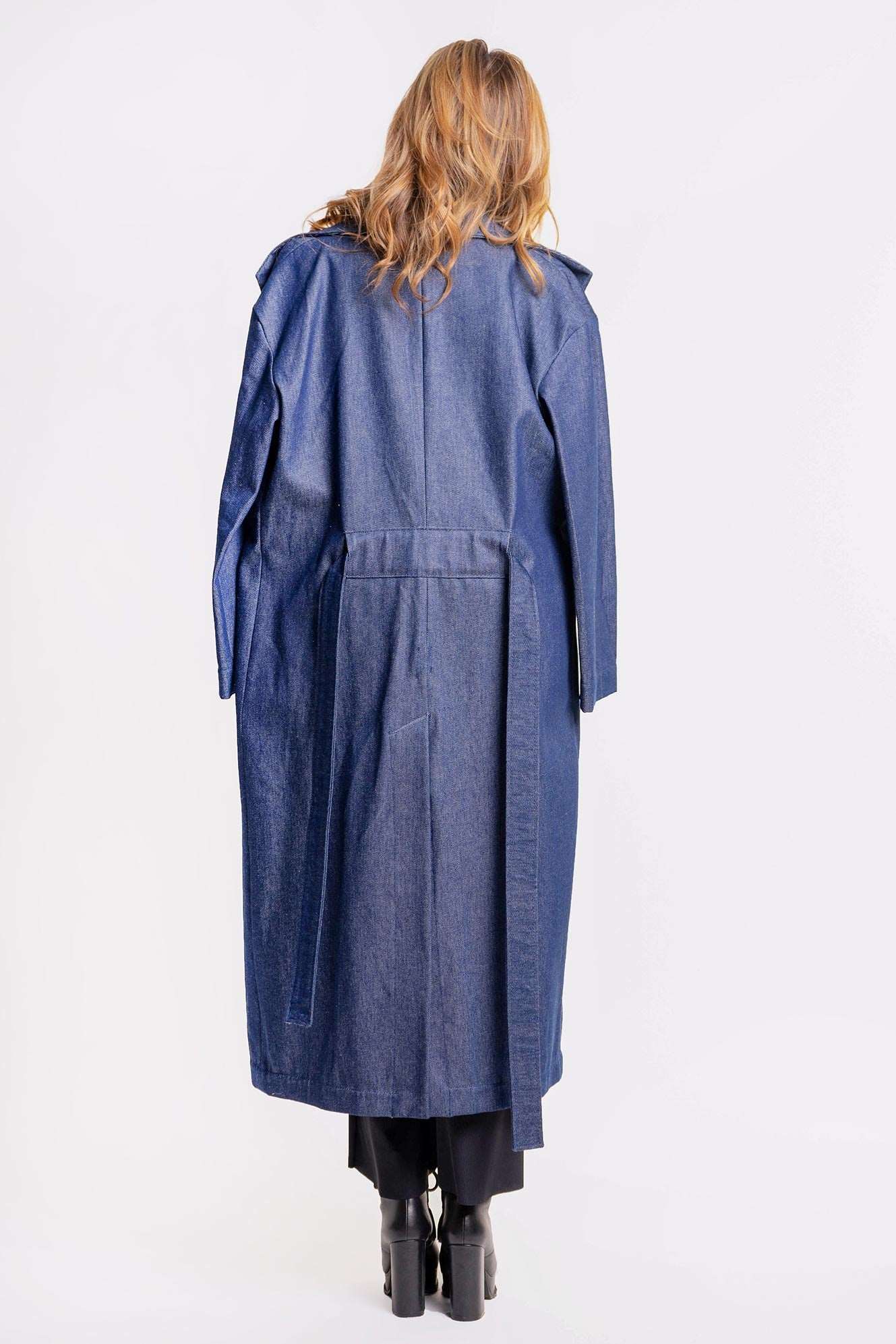 DENIM TRENCH COAT – NAKED BOUTIQUE