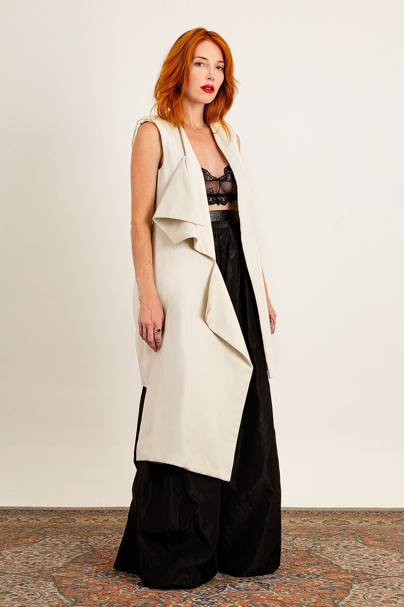 ASYMMETRICAL VEST-DRESS