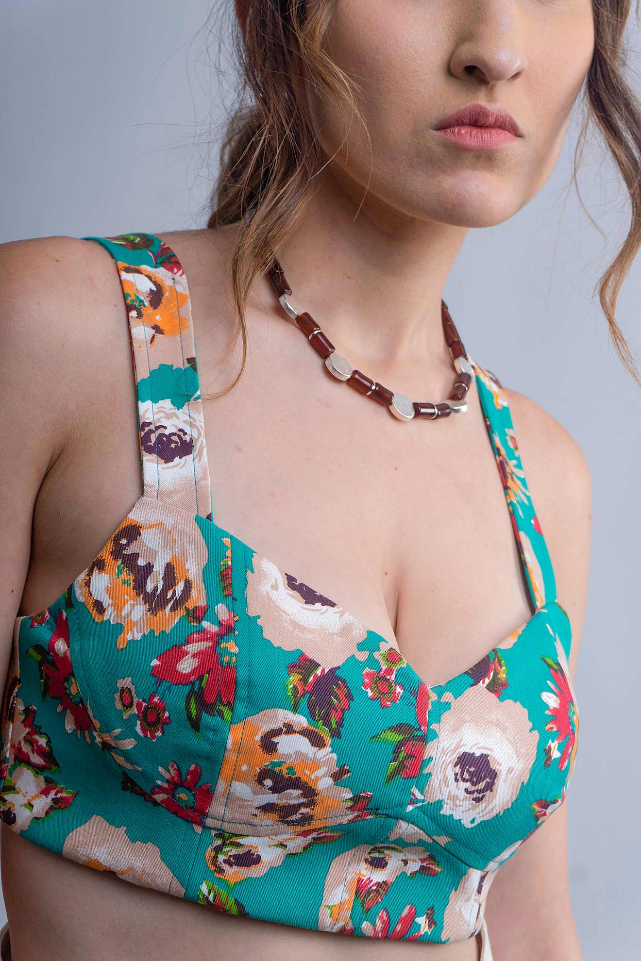 BUSTIER VOLVER MEDIANO VERDE